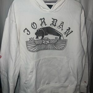 Jordan White Hoodie